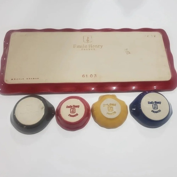 (5)Emili henry Multi-Color Appetizer Tray - Picture 4 of 15